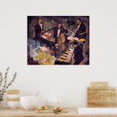 Poster Quartet de jazz (Cuisine)