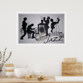 Poster Quartet de jazz (Cuisine)