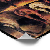 Poster Quartier arrière des chevaux (Coin)