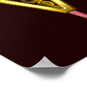 Poster Quartier arrière des chevaux / SYMBOLE VÉTÉRINAIRE (Coin)