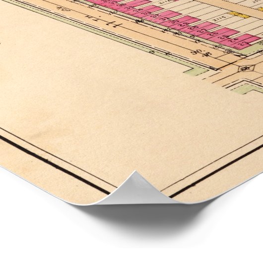 Poster Quartier de Capitol Hill à DC. (Baist) 1919 BigMap (Coin)