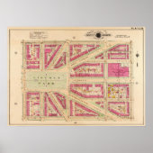 Poster Quartier de Capitol Hill à DC. (Baist) 1919 BigMap (Devant)
