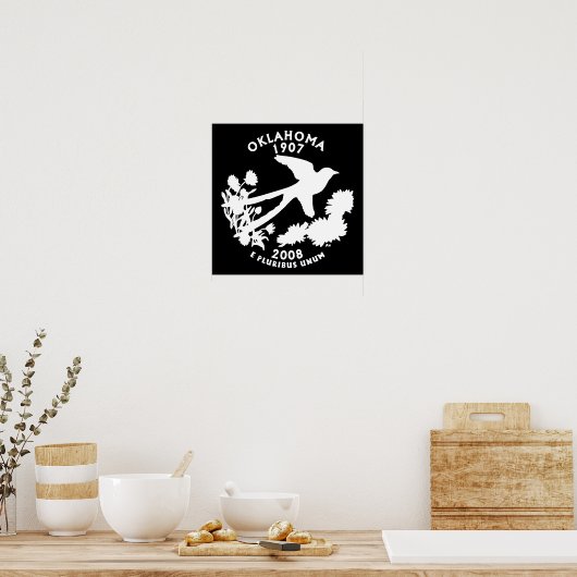 Poster Quartier d'État de l'Oklahoma (Cuisine)