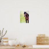 Poster Quartier en peau de boule Cheval Halter Horse Port (Cuisine)