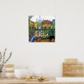Poster Quartier Français Balcon Dachshund 7 Chat (Cuisine)