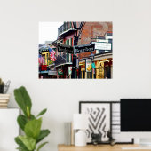 POSTER QUARTIER FRANÇAIS DE LA NOUVELLE-ORLÉANS (Bureau à domicile)