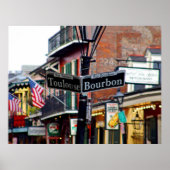 POSTER QUARTIER FRANÇAIS DE LA NOUVELLE-ORLÉANS (Devant)