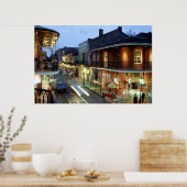 POSTER QUARTIER FRANÇAIS DE LA NOUVELLE-ORLÉANS (Cuisine)
