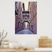 Poster Quartier gothique à Barcelone, Espagne (Cuisine)