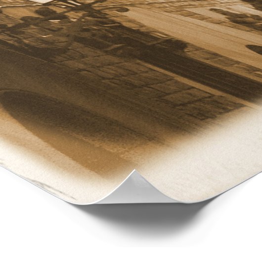 Poster Quartier gothique Barcelone (Coin)