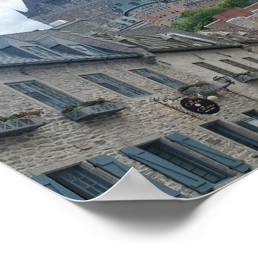 Poster Quartier historique de Québec (Coin)