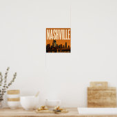 Poster Quartier musical de Broadway à Nashville (Cuisine)