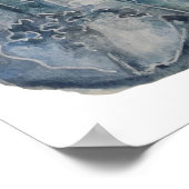 Poster quartz aquarelle (Coin)