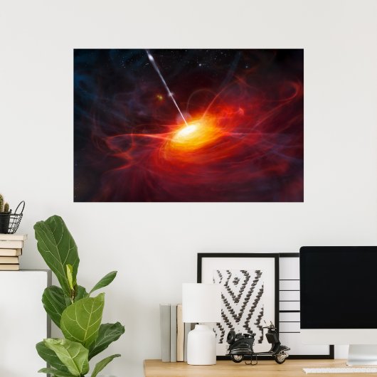 Poster Quasars. (Bureau à domicile)