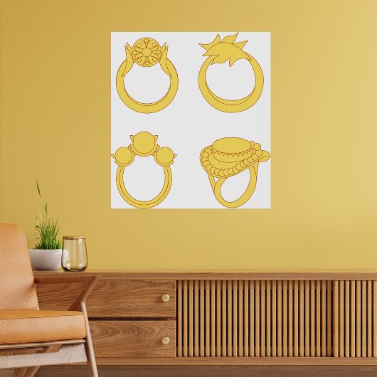 Poster Quatre cercles