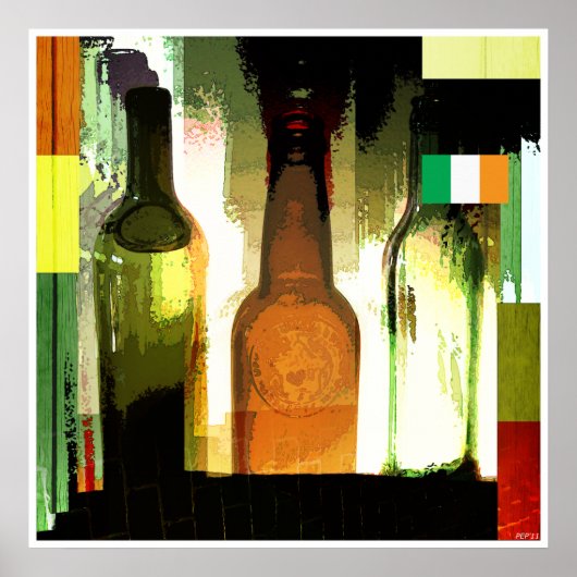 Poster Quatre champs verts (Devant)