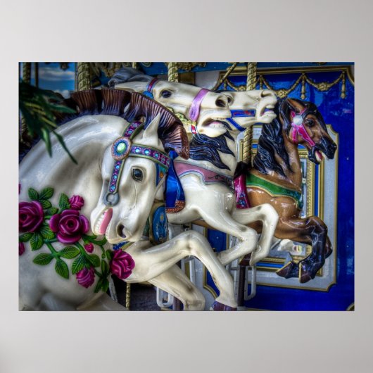 Poster Quatre chevaux (Devant)