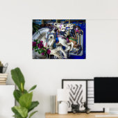 Poster Quatre chevaux (Bureau à domicile)