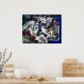 Poster Quatre chevaux (Cuisine)