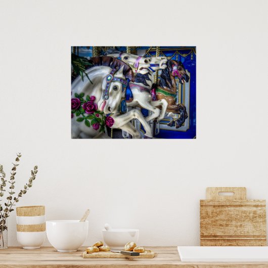 Poster Quatre chevaux (Cuisine)