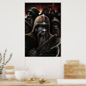 Poster Quatre contre l'affiche Abyss (Cuisine)