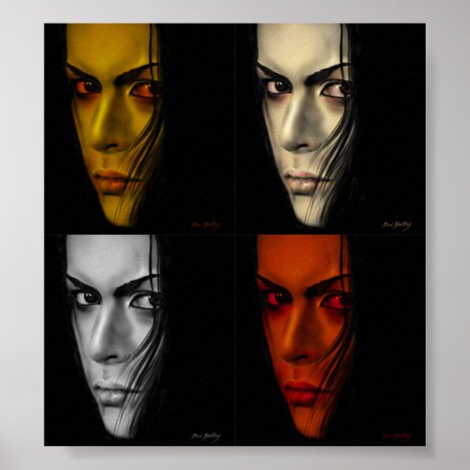Poster Quatre faces (Devant)