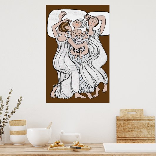 Poster Quatre filles (Cuisine)