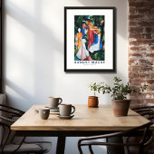 Poster Quatre filles par August Macke