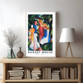 Poster Quatre filles par August Macke