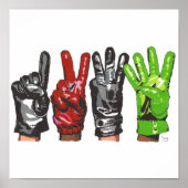 POSTER QUATRE GLOVES (Devant)