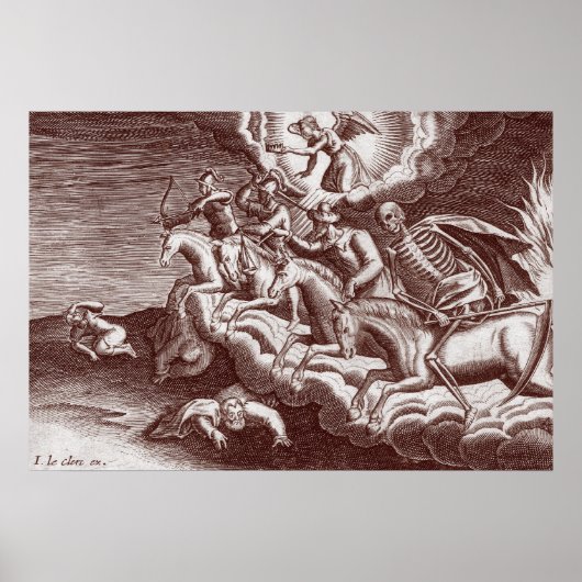 Poster Quatre Horsement de l'affiche de l'Apocalypse (Devant)