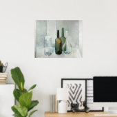 Poster Quatre objets en verre (Bureau à domicile)