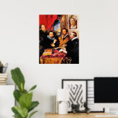 Poster Quatre philosophes de Paul Rubens (Bureau à domicile)