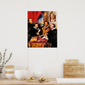 Poster Quatre philosophes de Paul Rubens (Cuisine)