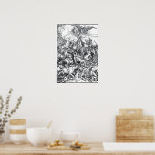 Poster Quatre pilotes de l'Apocalypse - Albrecht Durer (Cuisine)