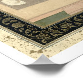 Poster Quatre saints musulmans assis dans la méditation à (Coin)