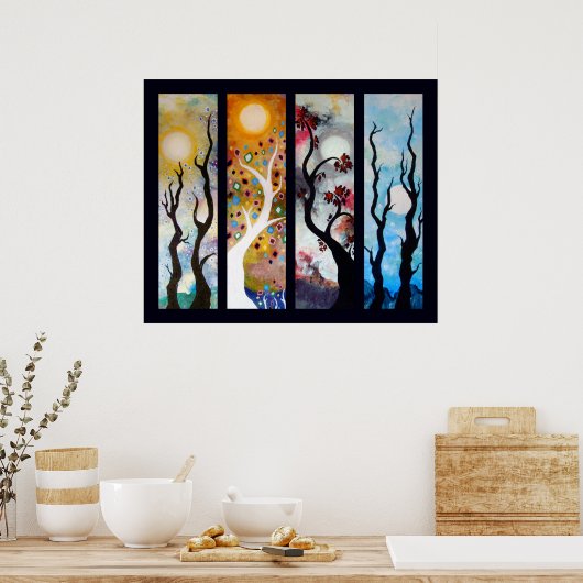 Poster Quatre saisons (Cuisine)