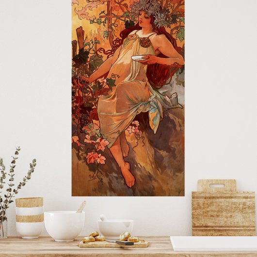 Poster Quatre saisons automne (Cuisine)