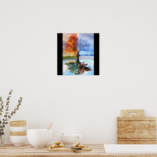 Poster quatre saisons d'art (Cuisine)