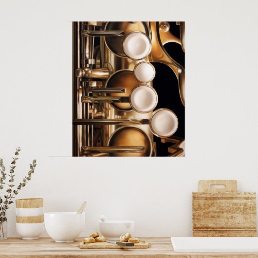 Poster Quatre touches (Cuisine)