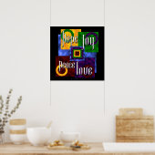 Poster Quatre Vertus (Cuisine)