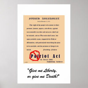 Poster Quatrième amendement