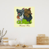 Poster Quatuor Bantam Hen, Bantam Hens (Cuisine)