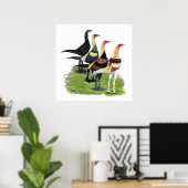 Poster Quatuor de jeu moderne (Bureau à domicile)