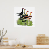 Poster Quatuor de jeu moderne (Cuisine)