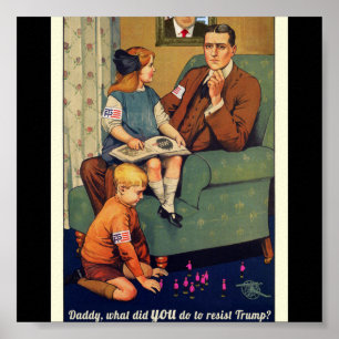 Poster Qu'avez-vous fait pour résister à la contestation