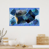 Poster Qubisme (Cuisine)