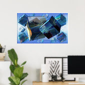 Poster Qubisme (Bureau à domicile)