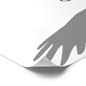 Poster Que... ? Dessin sur lapin (Coin)