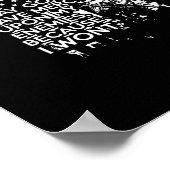 Poster que dieu aie pitié de mes ennemis parce que je ne (Coin)